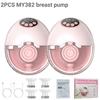 Electric Wearable Breast Pump with LED Display 4 Modes BPA Free Portable Breast Pumps Comfort Milk Collector HandsFree Low Niose