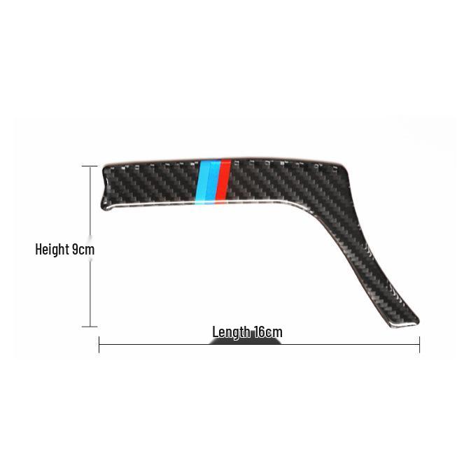 BMW 3er GT Kohlefaser Innenaufkleber - Zierleiste für vorderen linken Luftausströmer für 320i/320li