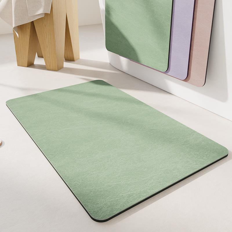 Kieselgur-Absorbierende Badezimmer-Bodenmatte - Weiches, Rutschfestes Pad für Eingang & Badezimmer