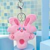 Charming Plush Rich Rabbit Keychain & Backpack Accessory
