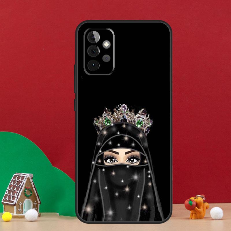 Muslim Islamic Girls Arabic Hijab Case For Samsung Galaxy A56 A33 A13 A36 A23 A52 A32 A12 A54 A34 A14 A16 A53 A15 A35 A55 A17