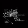 5/1Pcs Clear Clip Cage Beekeeping Queen Bee Cages Bee Catcher Equipment Tool for Beekeepers