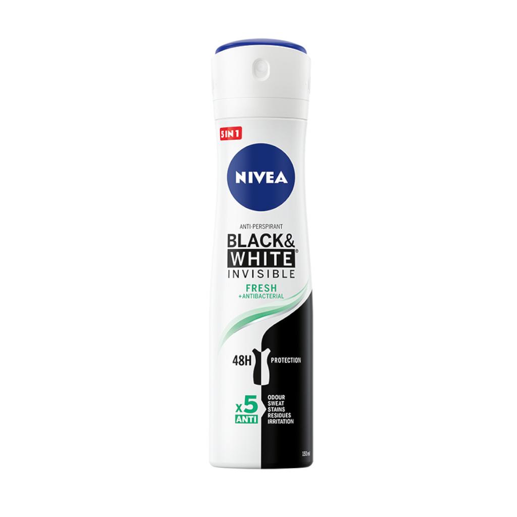 Nivea Women's Invisible Fresh Deodorant Spray, 150ml