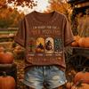 Women's Casual Theme Short Sleeve Round Neck T-Shirt Top