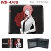 Chainsaw Man Anime Wallet Portable Large Capacity Full Color Folding Leather Purse Unisex Coin Bag