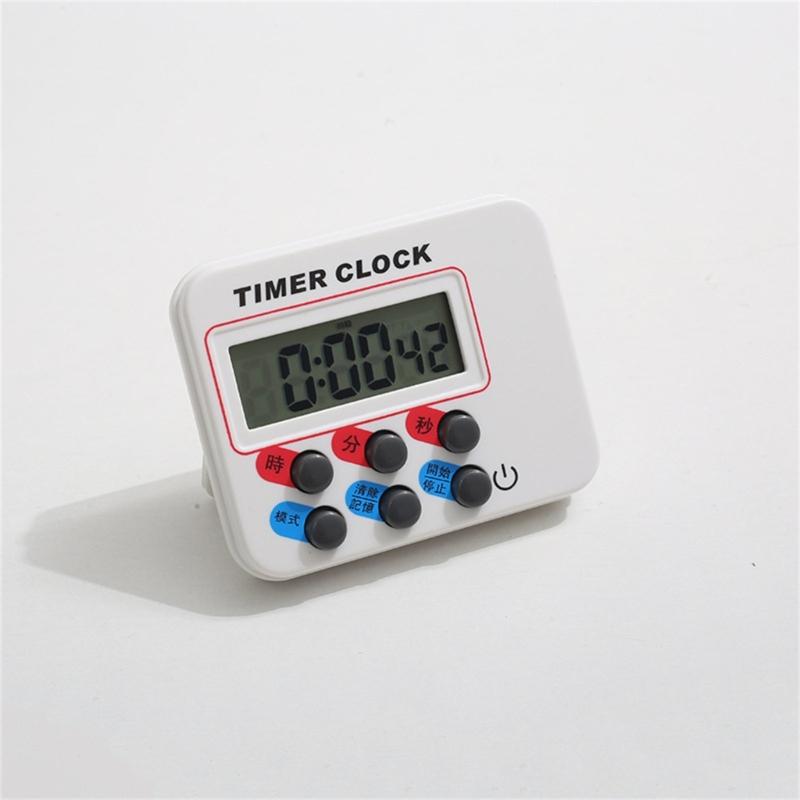 Plastic Count Down Timer For Home Baking Plastic Body Digital Kitchen Timer With Magnetic Backing Accurate Clock