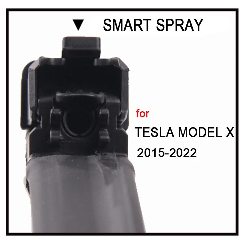 

Для Tesla Model X 2015~ Распылитель омывателя, щетки стеклоочистителя, форсунки, автомобильные аксессуары, многофункциональная часть для очистки переднего окна Right hand drive