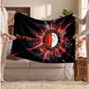Feyenoord Personalisierte Fleecedecke Mit Fußballlogo, Individueller Name Text Weich Warm Wohnzimmer Überwurfdecke