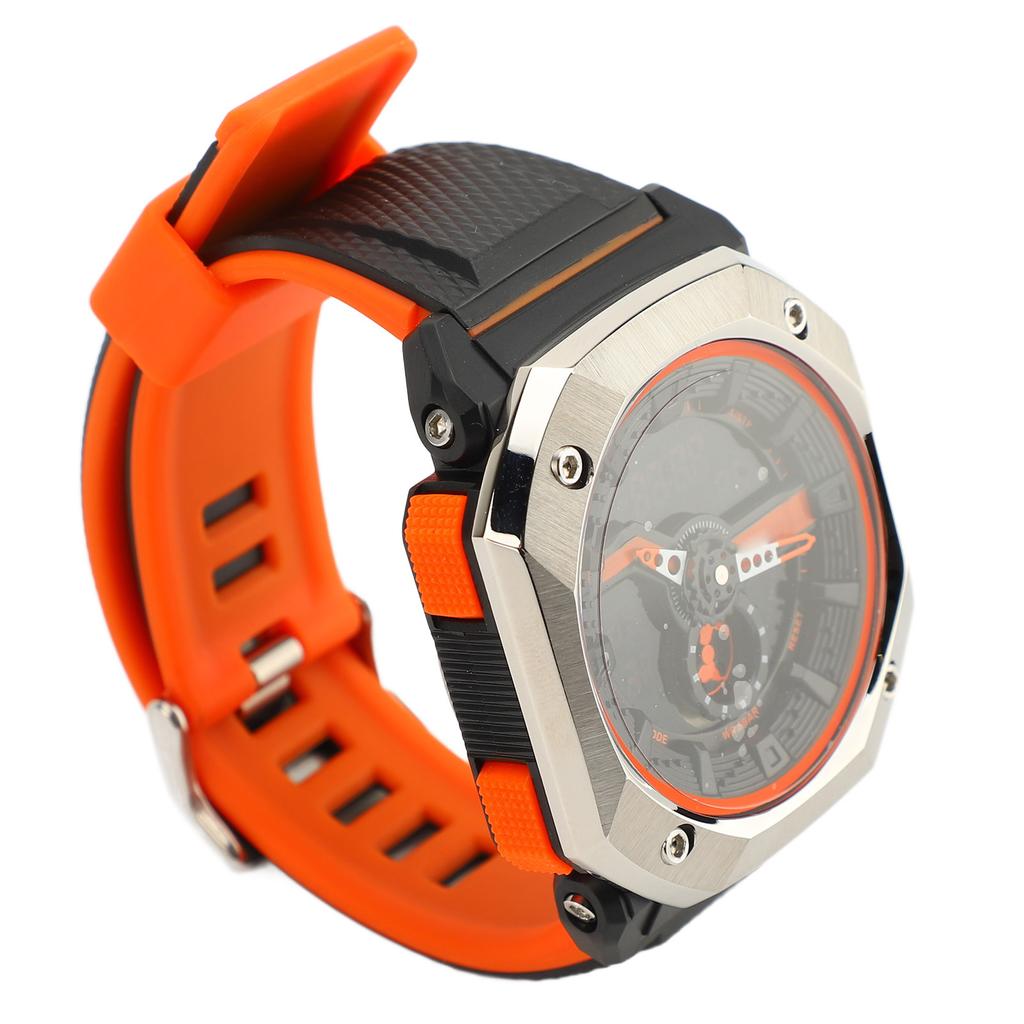 Herrenuhr Dualanzeige LED Sportuhr zum Klettern Wandern Angeln Indoor-Outdoor-Aktivitäten 50m