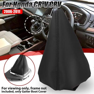 Kryt manžety řadicí páky PU kožený kryt manžety řadicí páky pro Honda CR-V CRV 2006 2007 2008 2009 2010 2011