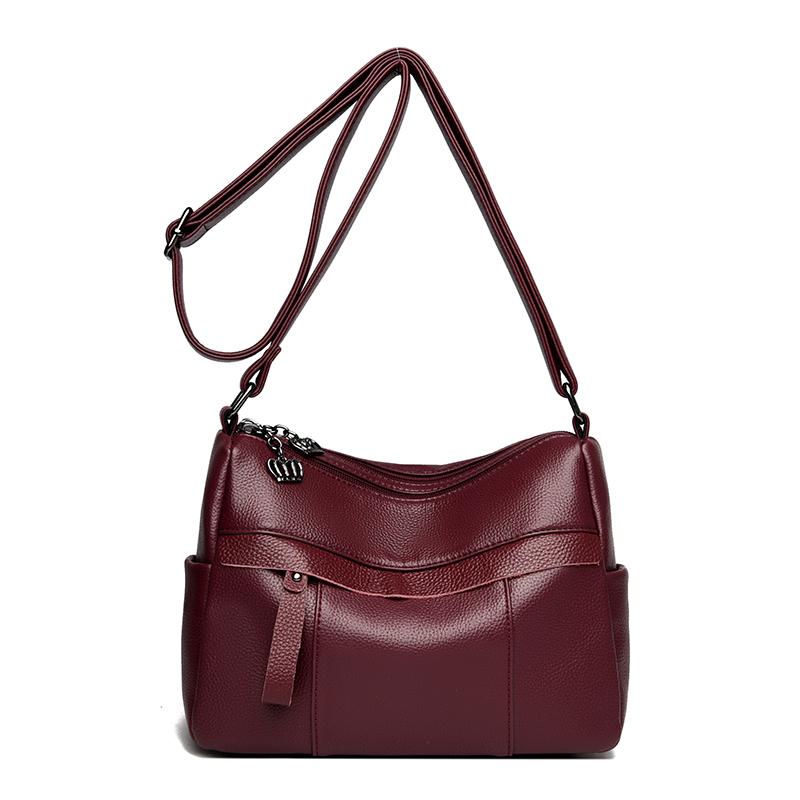 Dames Handtassen Vrouwelijke Designer Merk Schoudertassen voor Reizen Weekend Buiten Feminine Bolsas Leer Grote Messenger tas Winter