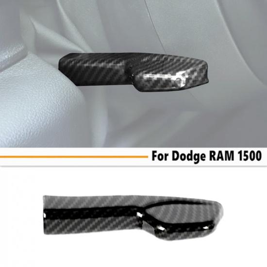 For Dodge Ram 1500 -2025 ABS Carbon Fiber Steering Wheel Height Adjust Trim