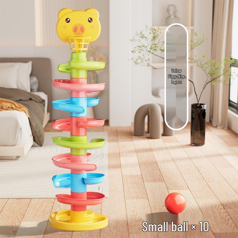 Educational Fun Ball Track - Infant Stacking & Interactive Toy Tower