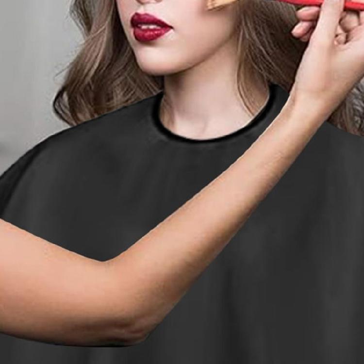 Makeup Cape Beauty Salon Cape Water Resistant Short Smock Light Weight Beard Apron Styling Shampoo Cape for Hairdresser