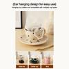 30Pcs V-Shaped Coffee Filter Eco-Friendly with Hanging Ears Coffee Filter Bag Disposable Coffee Powder Filter Bag