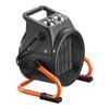 Greenhouse Heater, 2000W Electric PTC Space Heater with Fan, Low & High Heat Modes, 15° Adjustable Angle, Overheat Protection, Portable for Grow Tent,