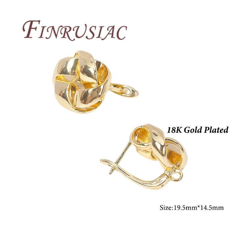 1 Pair/lot 18K Gold Plated French Earring Hooks Earwires Earrings Clasp,DIY Earrings Making Accessories