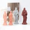 3D Jesus Silicone Candle Mold DIY Figure Statue Handmade Aromatherapy Plaster Crafts Epoxy Soap Making Molud Home Religious Gift