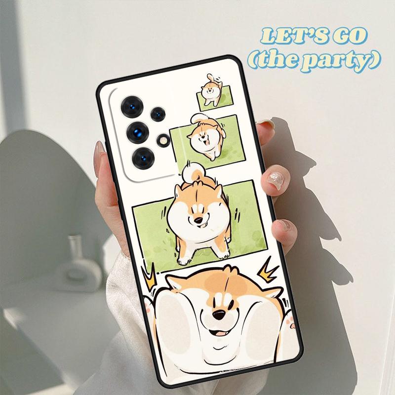 Custodia per telefono Cane Shiba Inu Animale Per Samsung Galaxy A42 A31 A40 A51 A71 A32 A80 A91 A52 A72 A73 A20e A21S A50 A70 A11 A12 Cover