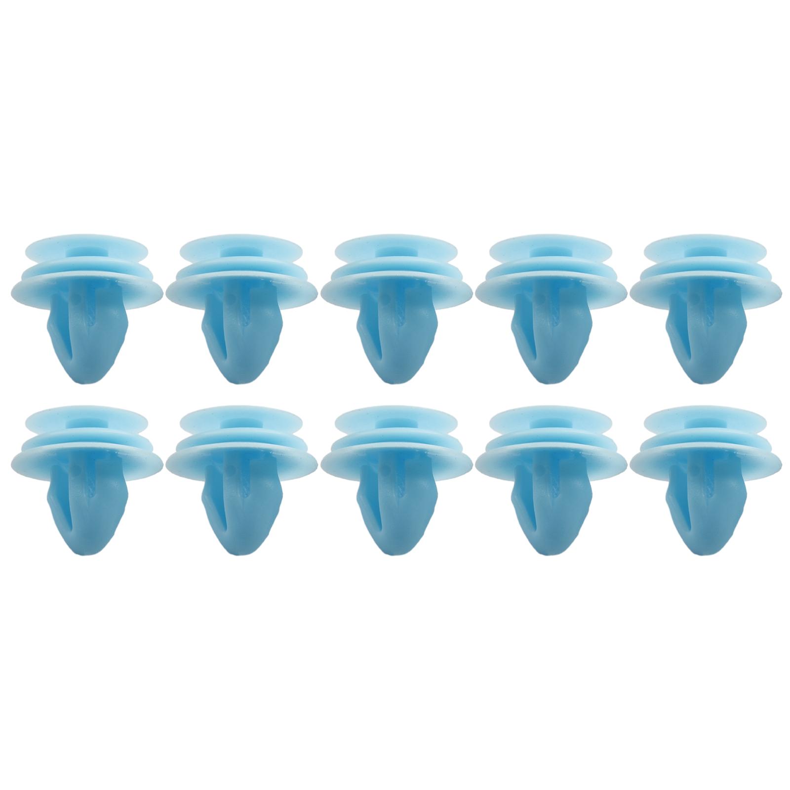 

20/10 шт. Пластиковые зажимы для отделки дверной панели, фиксатор, синий цвет для Hyundai, Kia 8231533020, автомобильные аксессуары