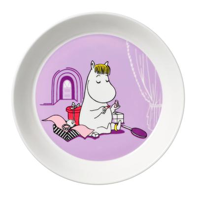 Moomin par ARABIA 19cm Classique Snorkmaiden 1052347 [Importé Officiellement] Assiette, Lilas,