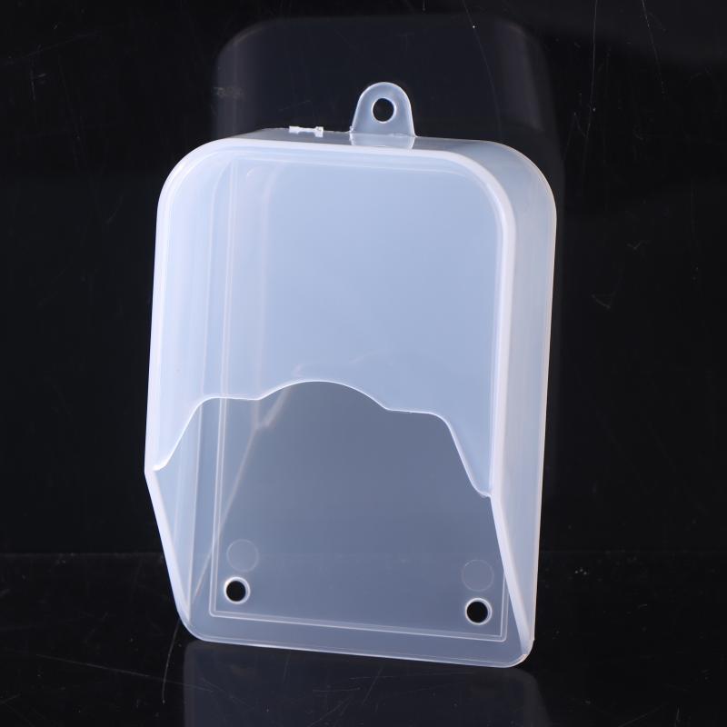 1 Set Wireless Door Bell Chime Button Protective Cover Outdoor Home Doorbell Waterproof Cover Splash Guard Cover