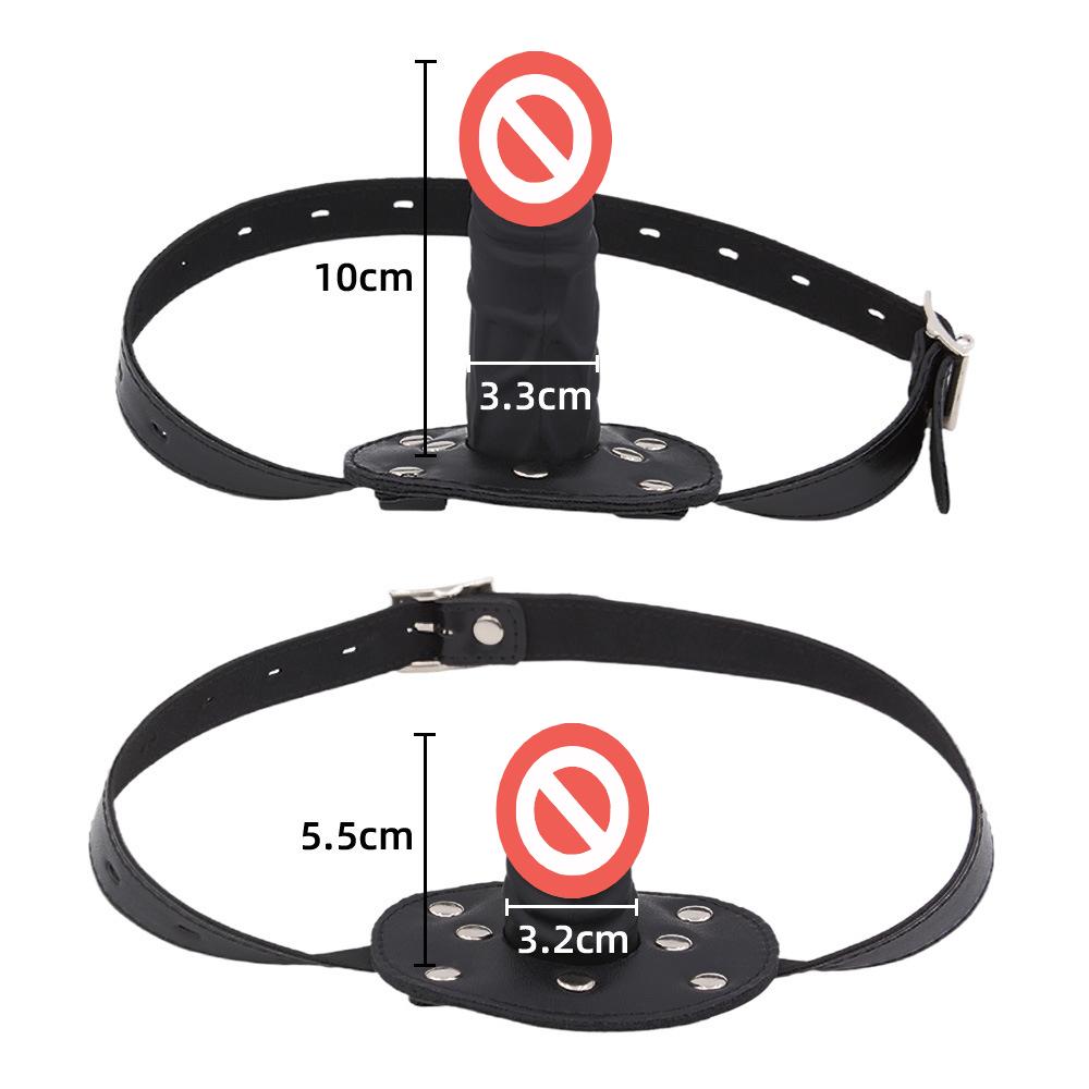 SM Head Set Mask Erotic Tempering Torture Device Phallus Mouth Plugs Adult Products Husband And Wife Alternative Sex Toys