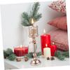 1pc Elegant Nordic Metal Crystal Candleholder Retro Style Candlestick Stand for Home Decor Wedding Party Centerpiece Unique Flower Shape Design
