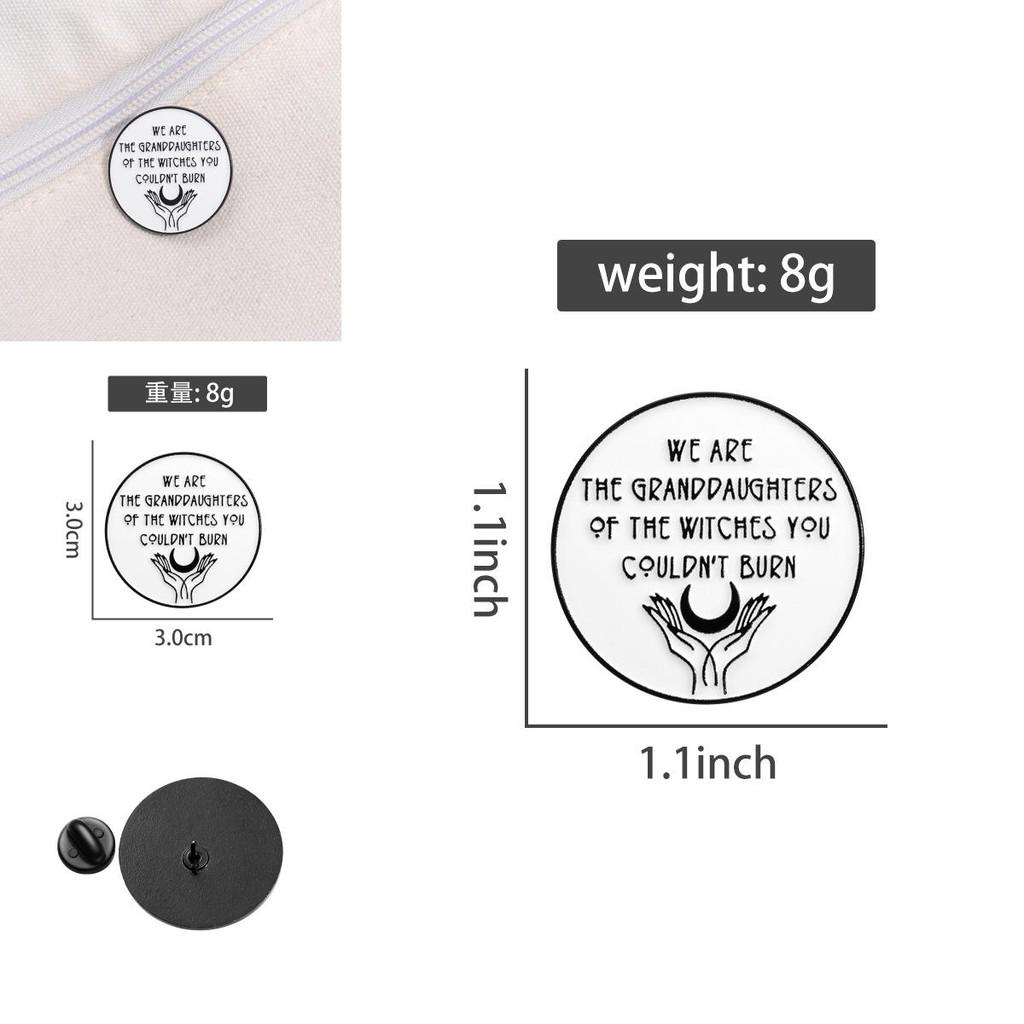 Stylish Alloy Brooch With Fun English Phrases Perfect For Girls And Boys Jewelry