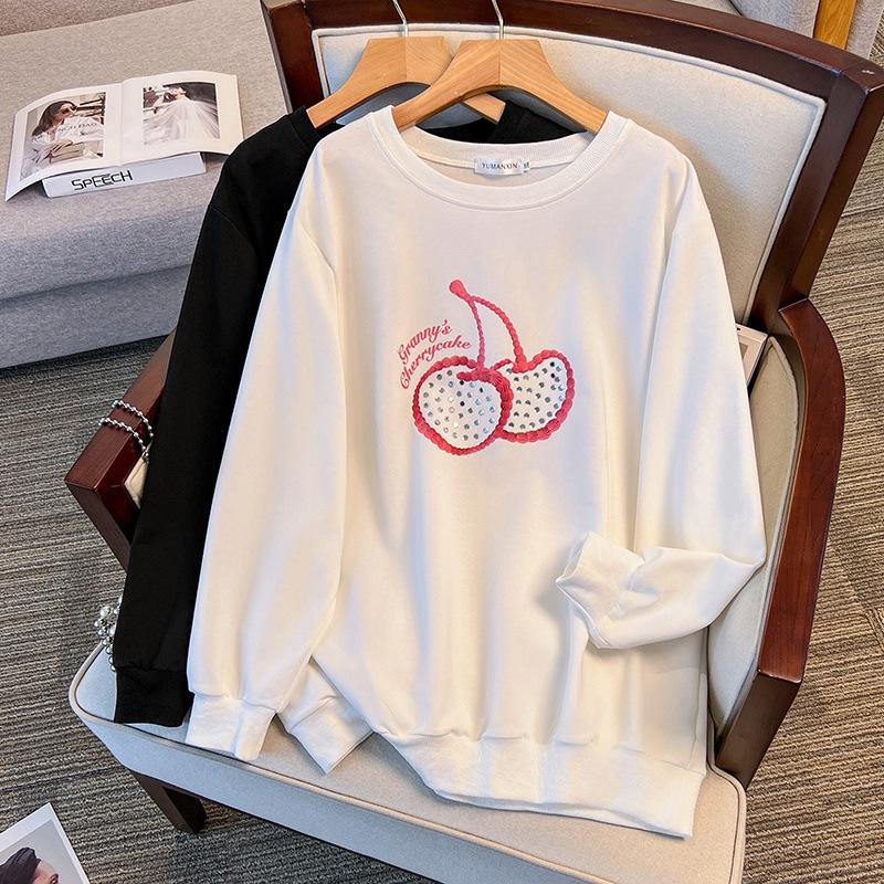 

Loose Fit Autumn Hoodie, 200/350 Jin, Large Sizes 300 Jin, Bust 150/160/170-6088 2XL