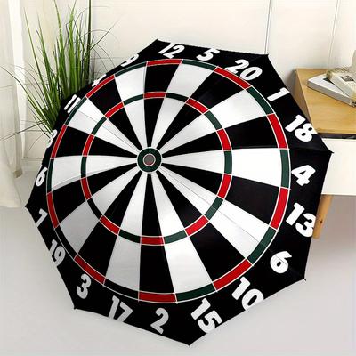 Premium Dartboard with Clear Numbers for Precision PlayUmbrella, Portable 3-Fold Umbrella for Men & Women,Christmas Gift ES325