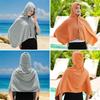 Soft Material Sun Protection Poncho Breathable Hoodie Beach Towel  Outdoor Sports Cycling Driving