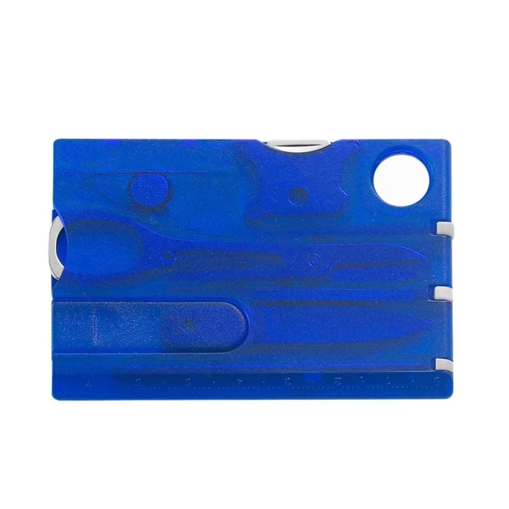 Ultra Thin Outdoor Multi Tool 12 in 1 Multipurpose Outdoor EDC Gadget Card Type Durable Outdoor Emergency Tools