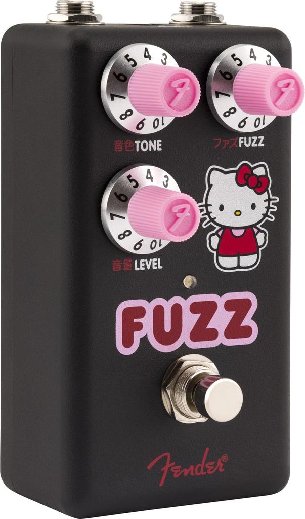 x Hello Kitty Black Fuzz Pedal Fuzz Hello Kitty Fender/Fender