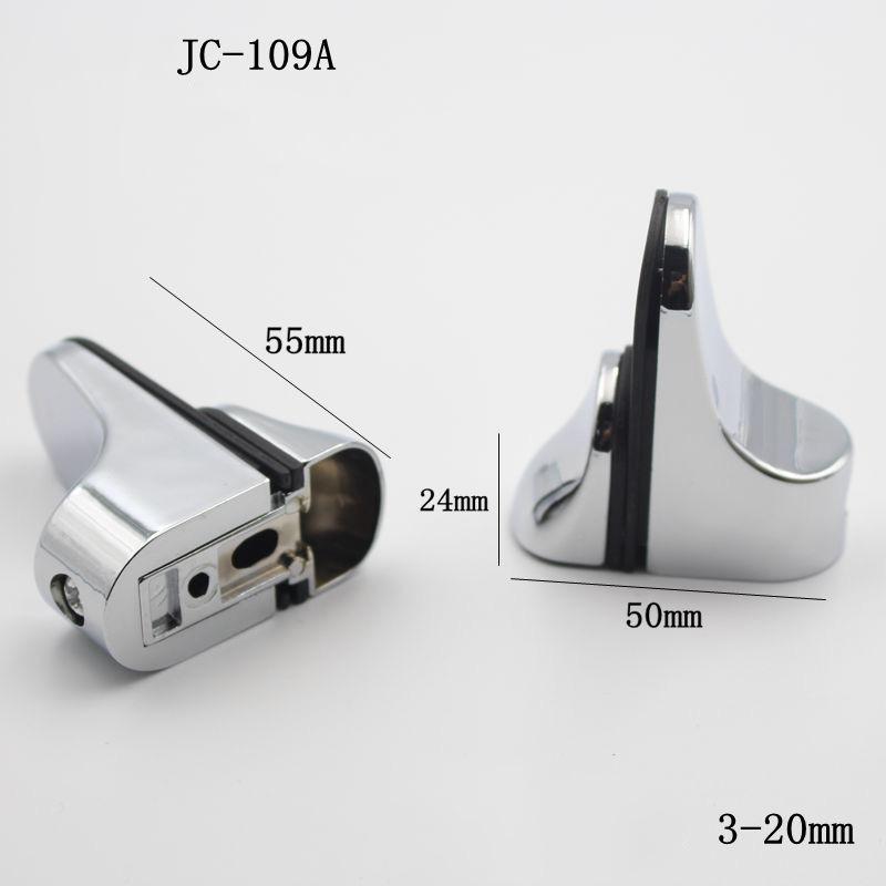 Zinc Alloy Adjustable Bracket Supports for Glass Wood Shelves (2pcs)
