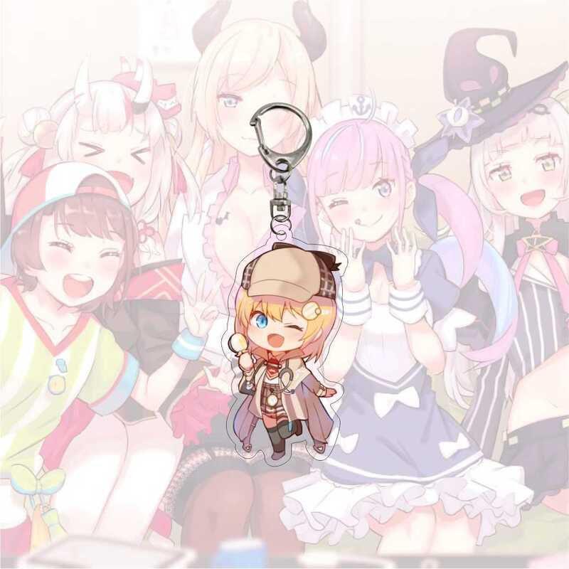 

Брелок Hololive Vtuber Аниме Фигурка Подвеска Гавр Гура Мори Усада Фубуки Суисей 8