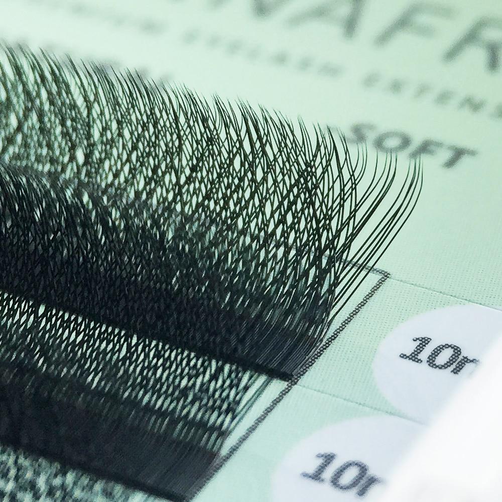 ANNAFRIS 3D automatyczne kwitnienie brązowe przedłużanie rzęs w kształcie koniczyny gotowe wentylatory objętościowe W makijaż rzęs