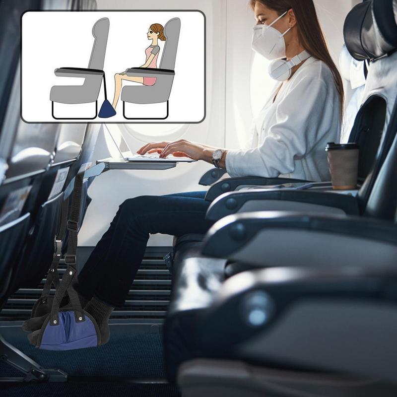 Wygodny Wieszak Podnóżek Hamak Podróż Samolot Długa Podróż Odpoczynek dla Stóp Meble Ogrodowe Krzesło Wiszące Huśtawka Kemping