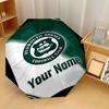 Plymouth Argyle FC Automatic 3‑Fold Umbrella 8‑Rib Windproof Folding Umbrella Sun Rain Protection For Outdoor Travel Daily Use