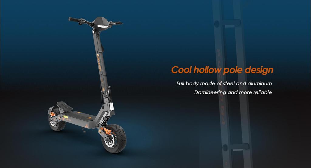 Foldable Electric Scooter Kukirin G4, 2000W Motor, 60V 20Ah Battery, Top Speed 70km/h, Cruising Range 75KM, 11-inch Tires+4 Gifts