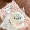 Adorable Plush Seal Keychain - Cute Sunflower Seed Bag Ornament Furry Book Bag Hanging