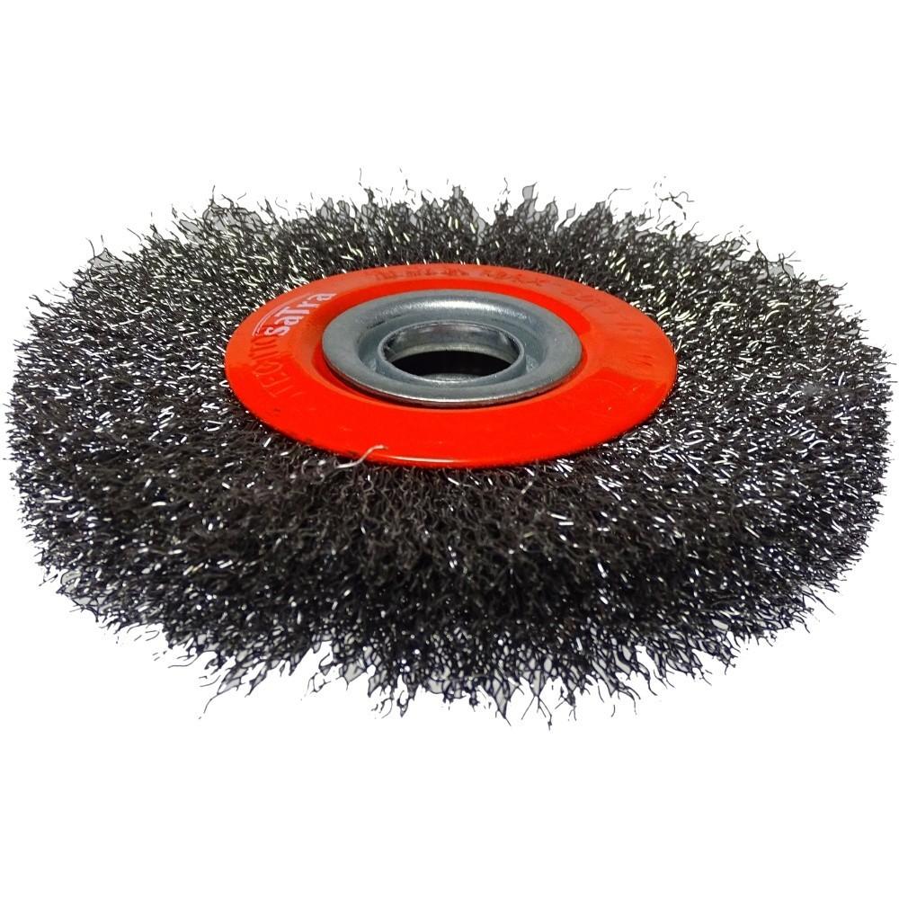125mm steel wire disc brush for bench grinder