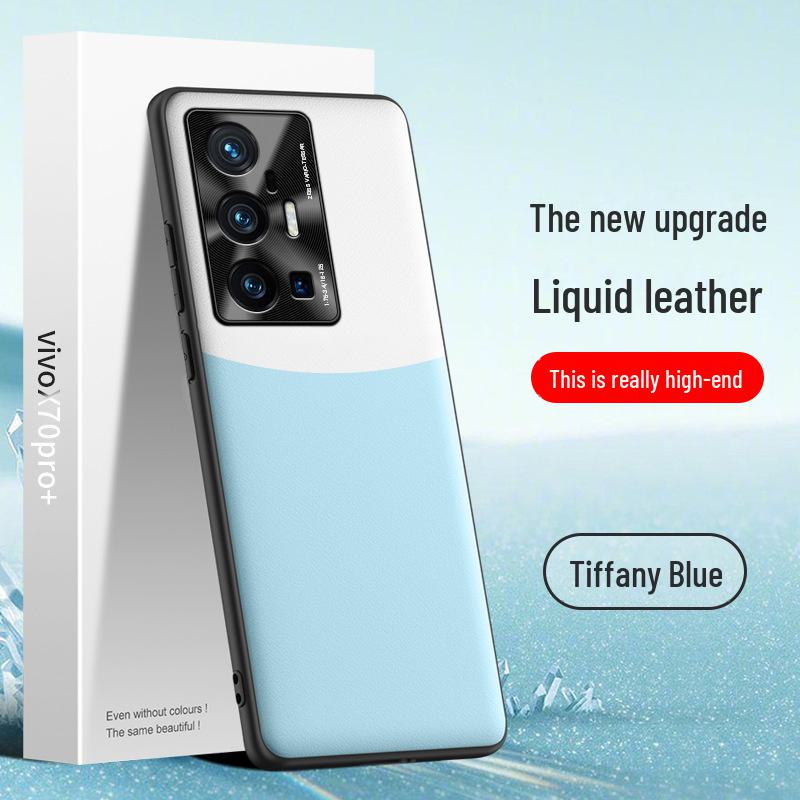 

Защитный чехол из жидкой кожи для Vivo X70 Pro+, цельный, устойчивый к падениям. vivoX70pro+