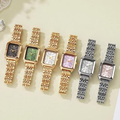 Orologio Moda Donna Ragazza Regalo Nuovo Cinturino in Acciaio Orologio al Quarzo Orologio Donna Orologi da Polso di Lusso Orologio Dropshipping