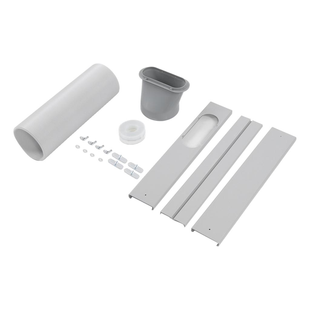 Accesorii pentru aer condiționat, kit glisant pentru geam, placă de 5,9 inch, conector tub, set furtun evacuare