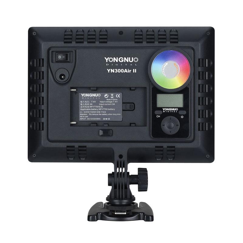 Yongnuo YN300Air II: Thin & Portable RGB LED Photography Light with Adjustable Color Temperature
