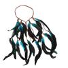 Feather Tassel Ethnic Headdress Boho Chic Bohemian Headband Indian Tribal Headband  Gypsy Festival