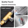Brass Kitchen Faucet Pull Out Sprayer Gun Gray 360° Swivel  Cold Mixer Tap 2 Water Modes Kitchen Sink Tap