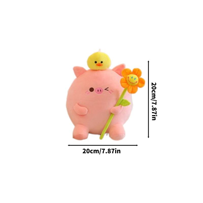 

Super Soft Plush Piggy Duck Dolls For Kids Doll,20cm/7.87in