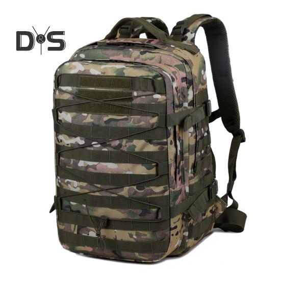 Hiking Backpack Lightweight Large Capacity Waterproof Oxford Cloth Outdoor Travel Camping Climbing Hunting Storage Bag Camouflage Rucksack